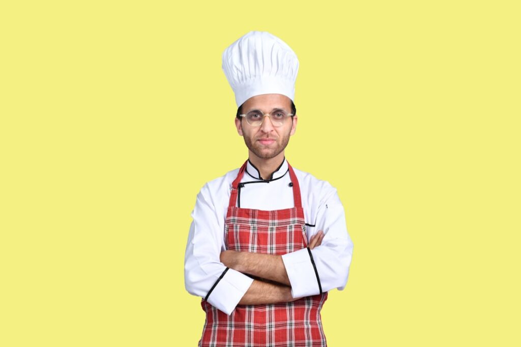 Photo bucătar vegan profesionist